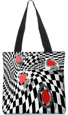 

Snoogg Indian Pattern Poly Canvas Fashion Handbag Shopping Shoulder Lunch Tote Bag For Women 21400 Shoulder Bag(Multicolor, 5 L)