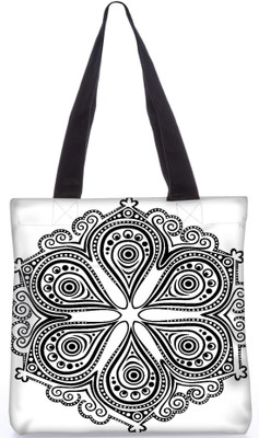 

Snoogg Indian Pattern Poly Canvas Fashion Handbag Shopping Shoulder Lunch Tote Bag For Women 23552 Shoulder Bag(Multicolor, 5 L)