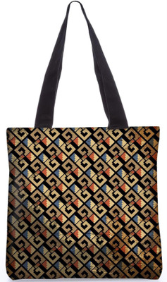 

Snoogg Indian Pattern Poly Canvas Fashion Handbag Shopping Shoulder Lunch Tote Bag For Women 21551 Shoulder Bag(Multicolor, 5 L)