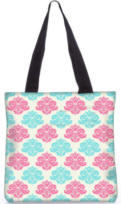 

Snoogg Indian Pattern Poly Canvas Fashion Handbag Shopping Shoulder Lunch Tote Bag For Women 21756 Shoulder Bag(Multicolor, 5 L)