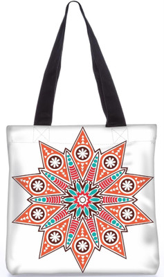 

Snoogg Indian Pattern Poly Canvas Fashion Handbag Shopping Shoulder Lunch Tote Bag For Women 23561 Shoulder Bag(Multicolor, 5 L)