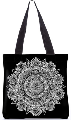 

Snoogg Indian Pattern Poly Canvas Fashion Handbag Shopping Shoulder Lunch Tote Bag For Women 23676 Shoulder Bag(Multicolor, 5 L)