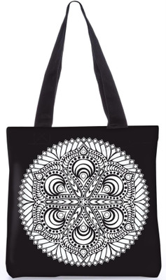 

Snoogg Indian Pattern Poly Canvas Fashion Handbag Shopping Shoulder Lunch Tote Bag For Women 23597 Shoulder Bag(Multicolor, 5 L)