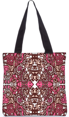 

Snoogg Indian Pattern Poly Canvas Fashion Handbag Shopping Shoulder Lunch Tote Bag For Women 22584 Shoulder Bag(Multicolor, 5 L)