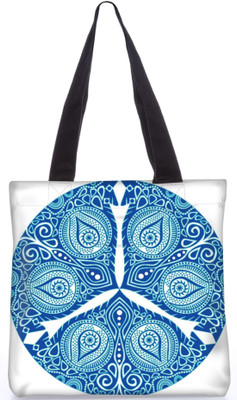 

Snoogg Indian Pattern Poly Canvas Fashion Handbag Shopping Shoulder Lunch Tote Bag For Women 23352 Shoulder Bag(Multicolor, 5 L)
