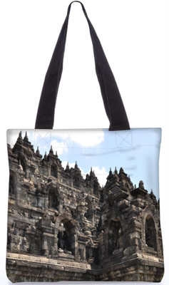 

Snoogg Indian Pattern Poly Canvas Fashion Handbag Shopping Shoulder Lunch Tote Bag For Women 23118 Shoulder Bag(Multicolor, 5 L)