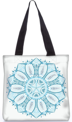 

Snoogg Indian Pattern Poly Canvas Fashion Handbag Shopping Shoulder Lunch Tote Bag For Women 23642 Shoulder Bag(Multicolor, 5 L)