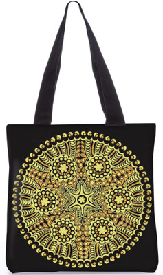 

Snoogg Indian Pattern Poly Canvas Fashion Handbag Shopping Shoulder Lunch Tote Bag For Women 23402 Shoulder Bag(Multicolor, 5 L)