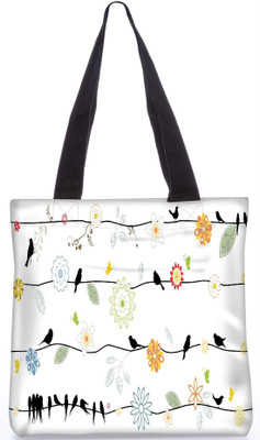 

Snoogg Indian Pattern Poly Canvas Fashion Handbag Shopping Shoulder Lunch Tote Bag For Women 23042 Shoulder Bag(Multicolor, 5 L)