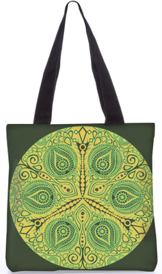 

Snoogg Indian Pattern Poly Canvas Fashion Handbag Shopping Shoulder Lunch Tote Bag For Women 23345 Shoulder Bag(Multicolor, 5 L)
