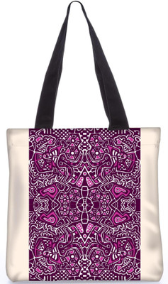 

Snoogg Indian Pattern Poly Canvas Fashion Handbag Shopping Shoulder Lunch Tote Bag For Women 22581 Shoulder Bag(Multicolor, 5 L)