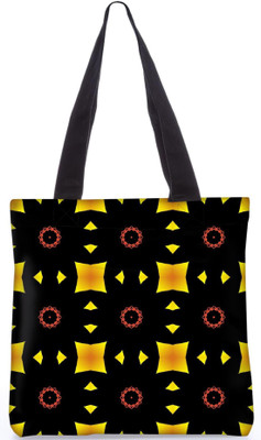 

Snoogg Indian Pattern Poly Canvas Fashion Handbag Shopping Shoulder Lunch Tote Bag For Women 21606 Shoulder Bag(Multicolor, 5 L)