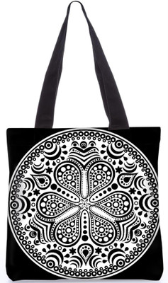 

Snoogg Indian Pattern Poly Canvas Fashion Handbag Shopping Shoulder Lunch Tote Bag For Women 23654 Shoulder Bag(Multicolor, 5 L)