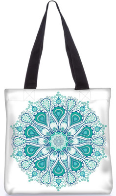 

Snoogg Indian Pattern Poly Canvas Fashion Handbag Shopping Shoulder Lunch Tote Bag For Women 23489 Shoulder Bag(Multicolor, 5 L)