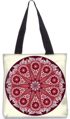 

Snoogg Indian Pattern Poly Canvas Fashion Handbag Shopping Shoulder Lunch Tote Bag For Women 23334 Shoulder Bag(Multicolor, 5 L)