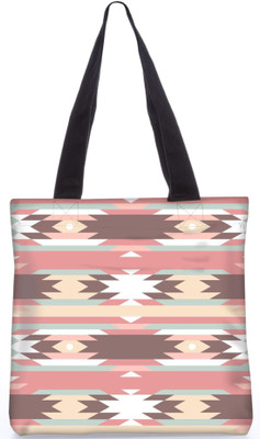 

Snoogg Indian Pattern Poly Canvas Fashion Handbag Shopping Shoulder Lunch Tote Bag For Women 21972 Shoulder Bag(Multicolor, 5 L)