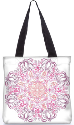 

Snoogg Indian Pattern Poly Canvas Fashion Handbag Shopping Shoulder Lunch Tote Bag For Women 23349 Shoulder Bag(Multicolor, 5 L)