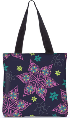 

Snoogg Indian Pattern Poly Canvas Fashion Handbag Shopping Shoulder Lunch Tote Bag For Women 23746 Shoulder Bag(Multicolor, 5 L)