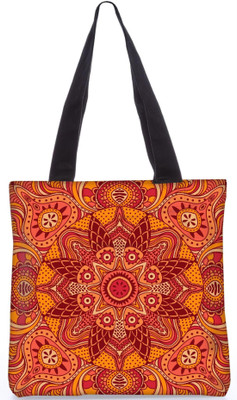 

Snoogg Indian Pattern Poly Canvas Fashion Handbag Shopping Shoulder Lunch Tote Bag For Women 23649 Shoulder Bag(Multicolor, 5 L)