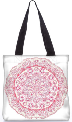 

Snoogg Indian Pattern Poly Canvas Fashion Handbag Shopping Shoulder Lunch Tote Bag For Women 23608 Shoulder Bag(Multicolor, 5 L)