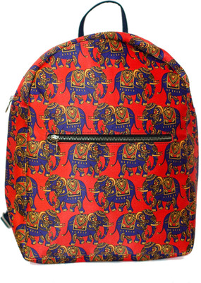 

anartline Elephant Printed Backpack Backpack(Multicolor, 12 L)