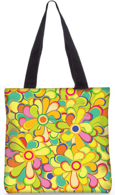 

Snoogg Indian Pattern Poly Canvas Fashion Handbag Shopping Shoulder Lunch Tote Bag For Women 22877 Shoulder Bag(Multicolor, 5 L)