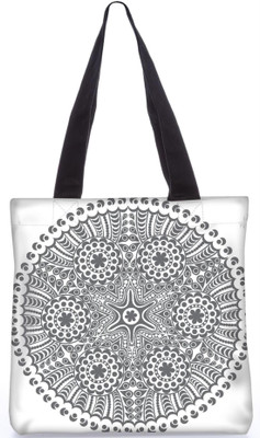 

Snoogg Indian Pattern Poly Canvas Fashion Handbag Shopping Shoulder Lunch Tote Bag For Women 23795 Shoulder Bag(Multicolor, 5 L)