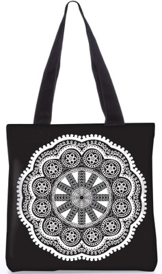 

Snoogg Indian Pattern Poly Canvas Fashion Handbag Shopping Shoulder Lunch Tote Bag For Women 23475 Shoulder Bag(Multicolor, 5 L)