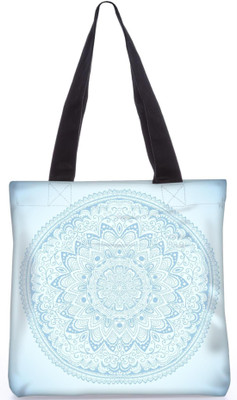 

Snoogg Indian Pattern Poly Canvas Fashion Handbag Shopping Shoulder Lunch Tote Bag For Women 23476 Shoulder Bag(Multicolor, 5 L)