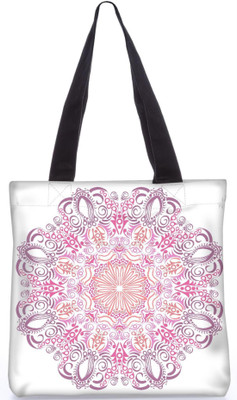 

Snoogg Indian Pattern Poly Canvas Fashion Handbag Shopping Shoulder Lunch Tote Bag For Women 23590 Shoulder Bag(Multicolor, 5 L)