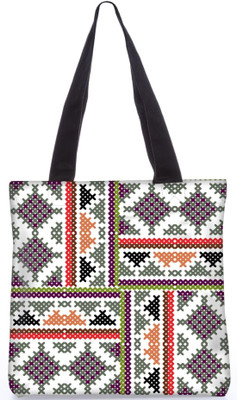 

Snoogg Indian Pattern Poly Canvas Fashion Handbag Shopping Shoulder Lunch Tote Bag For Women 21257 Multipurpose Bag(Multicolor, 5 L)