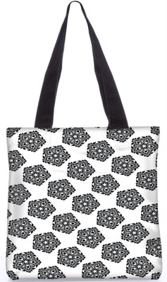

Snoogg Indian Pattern Poly Canvas Fashion Handbag Shopping Shoulder Lunch Tote Bag For Women 22541 Shoulder Bag(Multicolor, 5 L)