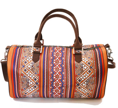 

anartline Border Printed duffle bag Shoulder Bag(Multicolor, 7 L)