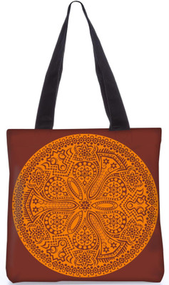 

Snoogg Indian Pattern Poly Canvas Fashion Handbag Shopping Shoulder Lunch Tote Bag For Women 23782 Shoulder Bag(Multicolor, 5 L)