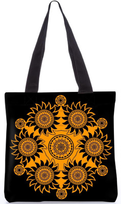

Snoogg Indian Pattern Poly Canvas Fashion Handbag Shopping Shoulder Lunch Tote Bag For Women 23606 Shoulder Bag(Multicolor, 5 L)