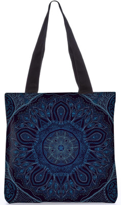 

Snoogg Indian Pattern Poly Canvas Fashion Handbag Shopping Shoulder Lunch Tote Bag For Women 23126 Shoulder Bag(Multicolor, 5 L)
