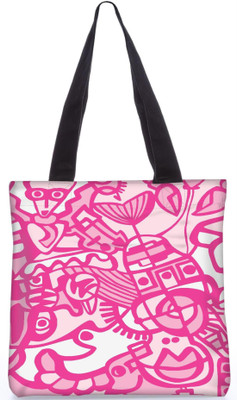 

Snoogg Indian Pattern Poly Canvas Fashion Handbag Shopping Shoulder Lunch Tote Bag For Women 22630 Shoulder Bag(Multicolor, 5 L)