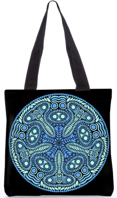 

Snoogg Indian Pattern Poly Canvas Fashion Handbag Shopping Shoulder Lunch Tote Bag For Women 23505 Shoulder Bag(Multicolor, 5 L)