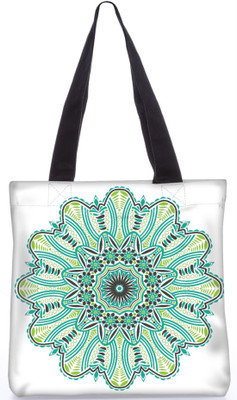 

Snoogg Indian Pattern Poly Canvas Fashion Handbag Shopping Shoulder Lunch Tote Bag For Women 23262 Shoulder Bag(Multicolor, 5 L)
