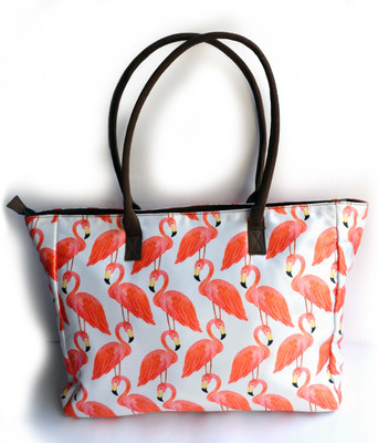 

anartline Flamingo Printed Bag Weekender(Multicolor, 17 L)