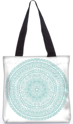 

Snoogg Indian Pattern Poly Canvas Fashion Handbag Shopping Shoulder Lunch Tote Bag For Women 23477 Shoulder Bag(Multicolor, 5 L)