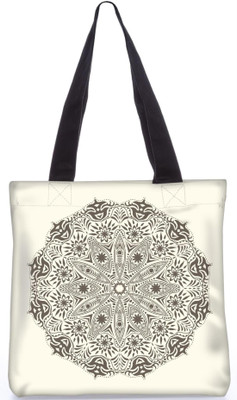 

Snoogg Indian Pattern Poly Canvas Fashion Handbag Shopping Shoulder Lunch Tote Bag For Women 23341 Shoulder Bag(Multicolor, 5 L)