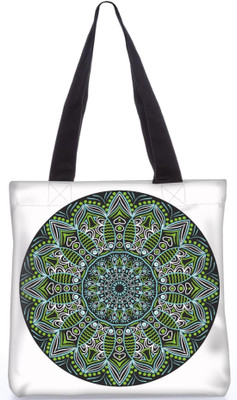 

Snoogg Indian Pattern Poly Canvas Fashion Handbag Shopping Shoulder Lunch Tote Bag For Women 23502 Shoulder Bag(Multicolor, 5 L)