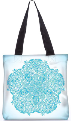 

Snoogg Indian Pattern Poly Canvas Fashion Handbag Shopping Shoulder Lunch Tote Bag For Women 23448 Shoulder Bag(Multicolor, 5 L)