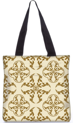 

Snoogg Indian Pattern Poly Canvas Fashion Handbag Shopping Shoulder Lunch Tote Bag For Women 22730 Shoulder Bag(Multicolor, 5 L)