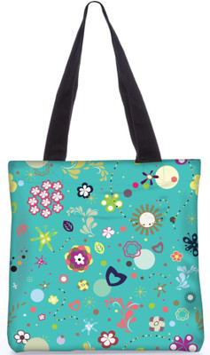 

Snoogg Indian Pattern Poly Canvas Fashion Handbag Shopping Shoulder Lunch Tote Bag For Women 22872 Shoulder Bag(Multicolor, 5 L)