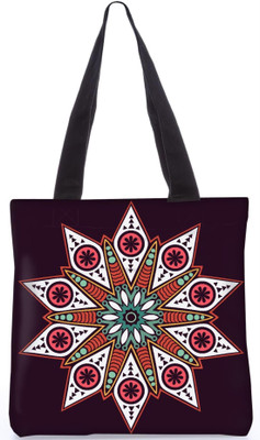 

Snoogg Indian Pattern Poly Canvas Fashion Handbag Shopping Shoulder Lunch Tote Bag For Women 23238 Shoulder Bag(Multicolor, 5 L)