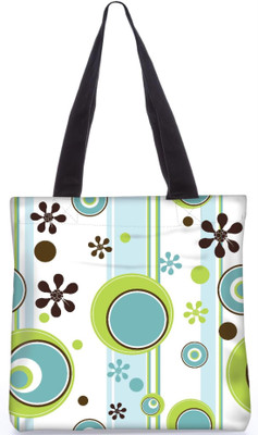 

Snoogg Indian Pattern Poly Canvas Fashion Handbag Shopping Shoulder Lunch Tote Bag For Women 22976 Shoulder Bag(Multicolor, 5 L)