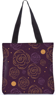 

Snoogg Indian Pattern Poly Canvas Fashion Handbag Shopping Shoulder Lunch Tote Bag For Women 21945 Shoulder Bag(Multicolor, 5 L)