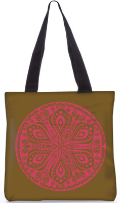 

Snoogg Indian Pattern Poly Canvas Fashion Handbag Shopping Shoulder Lunch Tote Bag For Women 23574 Shoulder Bag(Multicolor, 5 L)